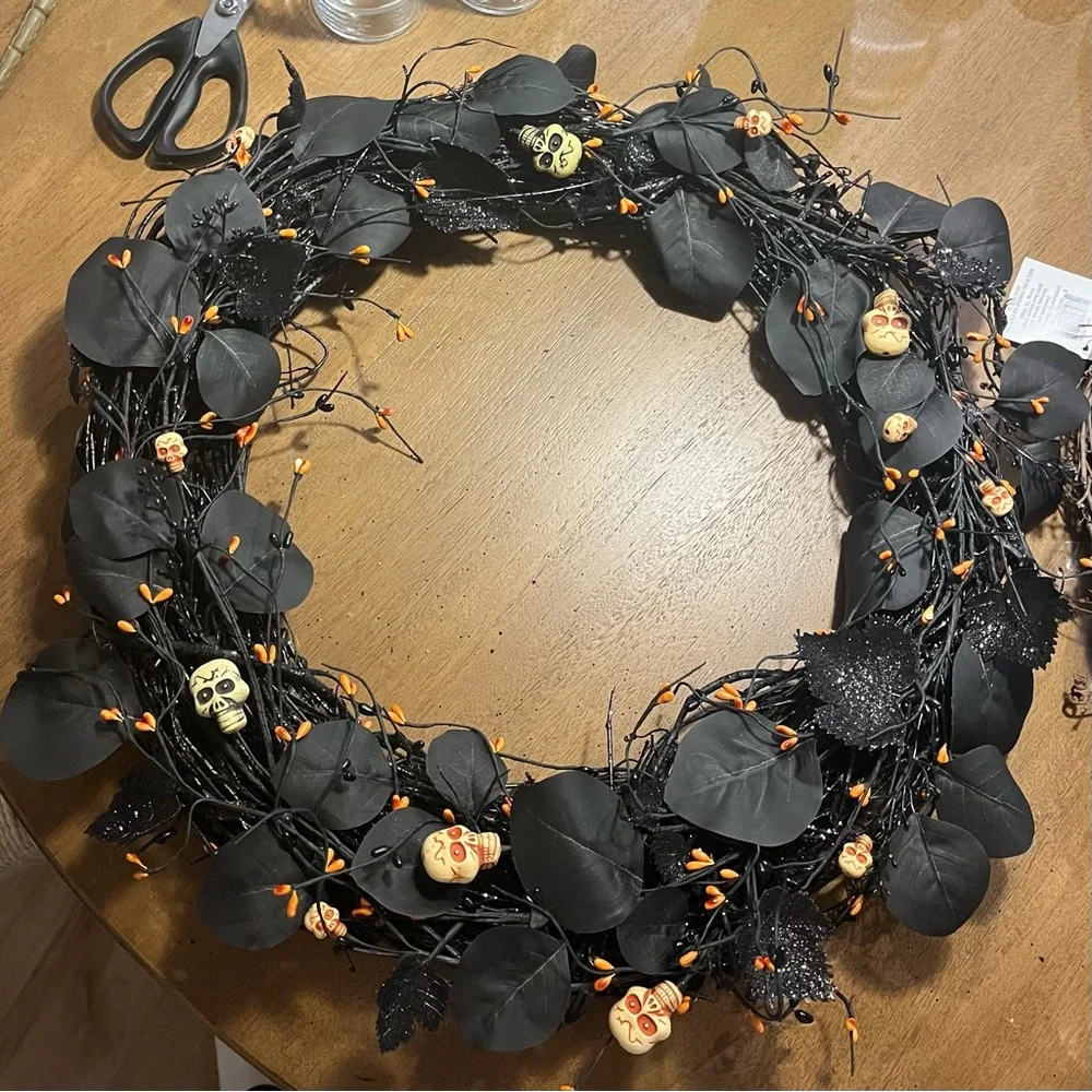 Handmade Halloween Wreath